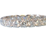 Signed Eternity Band 2.08tcw 18k White Gold White VS Diamonds New Close Out ring - Joseph Diamonds