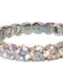 Signed Eternity Band 2.08tcw 18k White Gold White VS Diamonds New Close Out ring - Joseph Diamonds