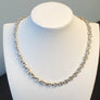 Tiffany Sterling Silver Necklace Link Chain Heavy 18" Stamped Authentic - Joseph Diamonds