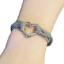 Tiffany & Co Mesh Toggle Bracelet Sterling Silver Heart Classic - Joseph Diamonds