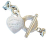 Tiffany & Co Sterling Bracelet Please Return to Tiffany Toggle Heart Chain - Joseph Diamonds