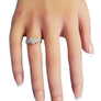 Tiffany & Co. Circlet Ring of Diamonds 3 Stone Halo Platinum .55tcw - Joseph Diamonds