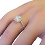 Tiffany & Co. Soleste 1.81tcw Princess Cut Platinum Diamond Ring - Joseph Diamonds