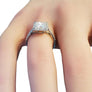Tiffany & Co. Soleste 1.81tcw Princess Cut Platinum Diamond Ring - Joseph Diamonds