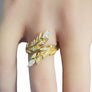 Tiffany and Co. Victoria Vine Bypass Diamond Ring 18k Yellow Gold Authentic Tiffany & Co.