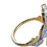 Tiffany and Co. Victoria Vine Bypass Diamond Ring 18k Yellow Gold Authentic - Joseph Diamonds