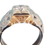 Vintage 10K Masonic Ring 1.05ct Round Diamond signed Gothic 32nd Degree