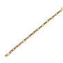 Vintage 14k Paper Clip Bracelet Link Chain Yellow Gold - Joseph Diamonds