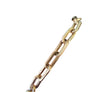 Vintage 14k Paper Clip Bracelet Link Chain Yellow Gold - Joseph Diamonds
