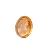 Vintage Estate Cameo Pin Pendant Ornate detail Joseph Diamonds