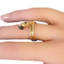 Vintage Old Snake Ring 14k Yellow Gold Signed Kimberly - Joseph Diamonds