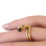 Vintage Old Snake Ring 14k Yellow Gold Signed Kimberly - Joseph Diamonds