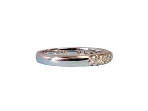 Diamond Band .55tcw 18k White Gold White Diamonds Unworn Eternity Style Band - Joseph Diamonds