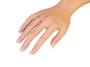Diamond Band .55tcw 18k White Gold White Diamonds Unworn Eternity Style Band - Joseph Diamonds