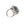 Estate 14k Topaz 3tcw Diamond Cocktail Ring Big Blue Oval