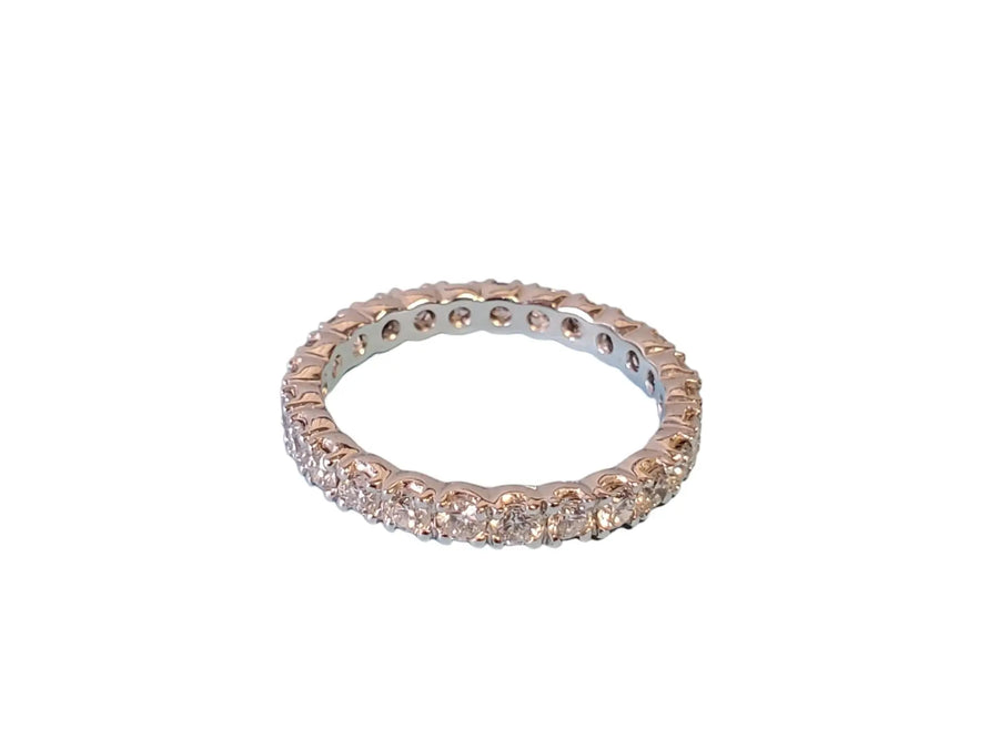 Eternity Band Platinum Diamond 1.14tcw White VS Diamonds Unworn - Joseph Diamonds