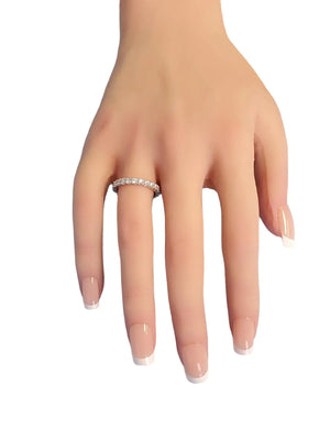 Eternity Band Platinum Diamond 1.14tcw White VS Diamonds Unworn - Joseph Diamonds