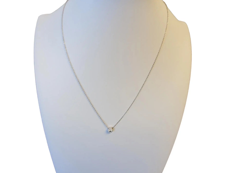 Hearts on Fire 18k wg Diamond Necklace HOF Fulfillment Pendant Necklace - Joseph Diamonds