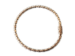 John Hardy Sterling Bracelet Vintage Dot Box Chain Articulated