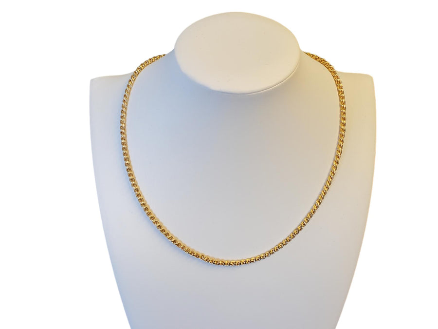 Estate Rope Chain Heavy 18k Yellow Gold Very High Quality Necklace