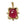 Vintage 18k Yellow Gold Huge Burma Red Ruby Cabochon and Diamond Pendant