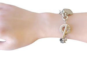 Tiffany & Co Sterling Bracelet Please Return to Tiffany Toggle Heart Chain - Joseph Diamonds