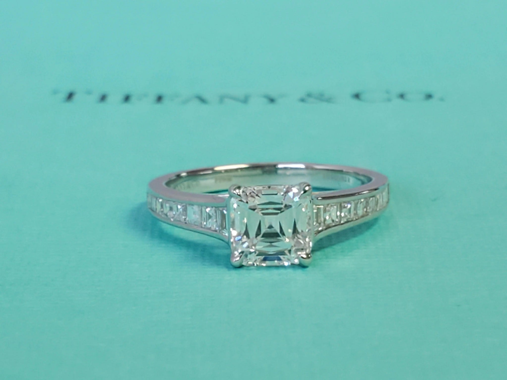 Carat Tiffany Legacy Ring Price Buy The Best Cushion Cut Bezel Set